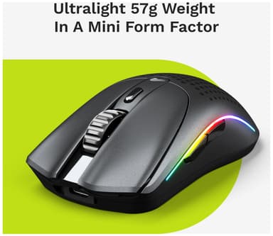 Glorious Model O 2 mini trådløs gamingmus (sort)