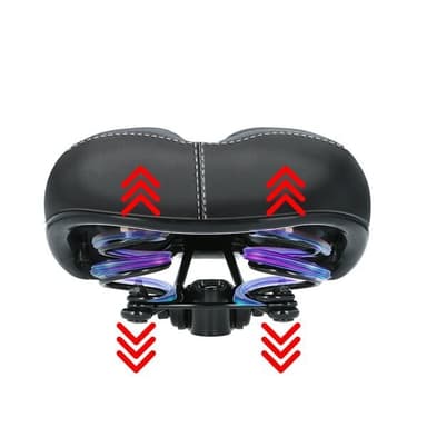 Dunlop Sykkelsete 25x21x12cm
