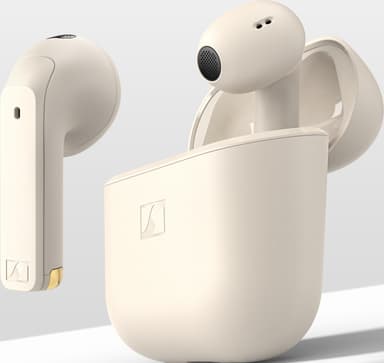 Sennheiser Accentum Open helt trådløse in-ear hodetelefoner (krem)