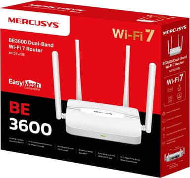 Mercusys MR25WBE WF7/BE3600 ruter