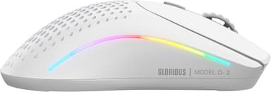 Glorious Model O 2 mini trådløs gamingmus (hvit)