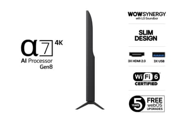 LG 50" UA 75 4K UHD TV (2025)