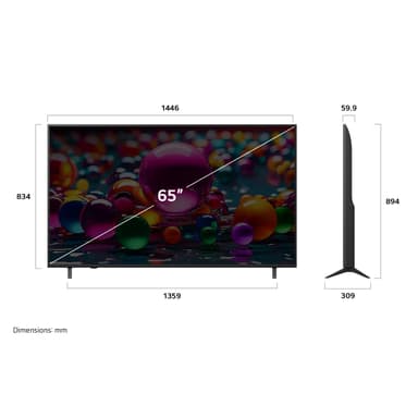 LG 65" UA 75 4K UHD TV (2025)