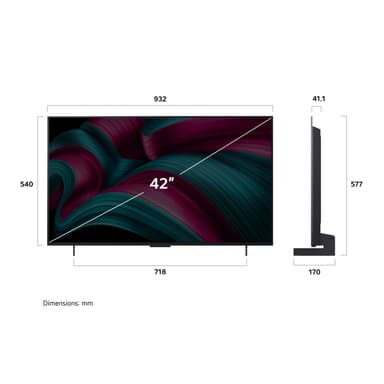 LG 42" C5 4K OLED evo TV (2025)