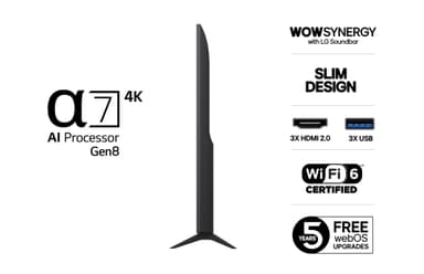 LG 65" UA 75 4K UHD TV (2025)
