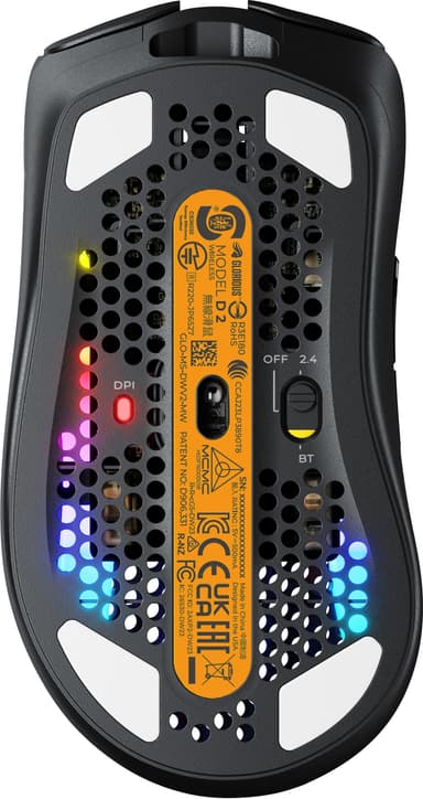Glorious Model D 2 trådløs gamingmus (hvit)