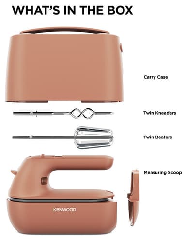 Kenwood Go håndmikser HMP40.000RD (clay red)