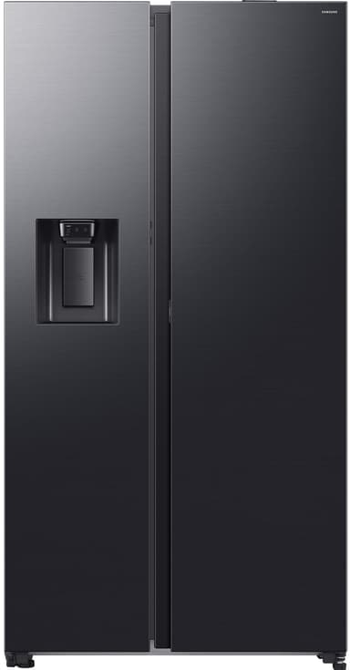 Samsung side-by-side RS80F64KEFEF (sort rustfritt stål)