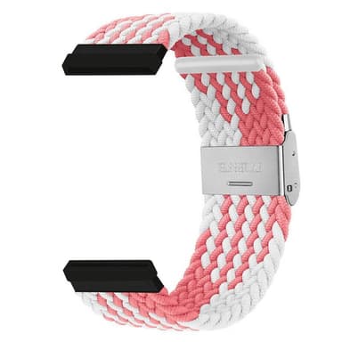 Flettet elastisk klokkereim Fitbit Versa 3 - Pinkwhite
