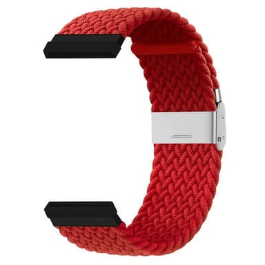 Flettet elastisk klokkereim Fitbit Versa 4 - Mørkerød