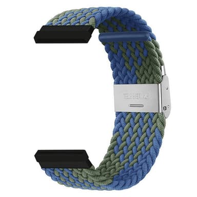 Flettet elastisk klokkereim Fitbit Versa 3 - Blågrønn
