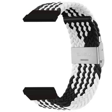 Flettet elastisk klokkereim Fitbit Versa 4 - Svarthvit