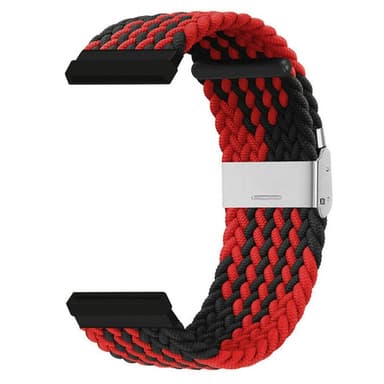 Flettet elastisk klokkereim Fitbit Sense 2 - Rød/svart