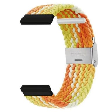 Flettet elastisk klokkereim Fitbit Sense 2 - Gradient orange
