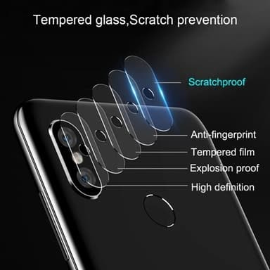Linsebeskyttels 2.5D 9H herdet glass Bak Kamera Huawei P40 Pro