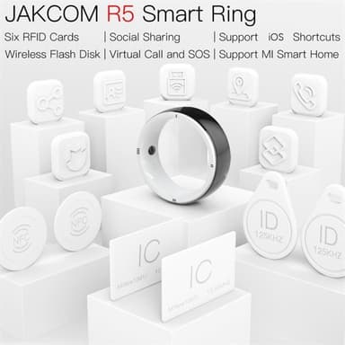 Jakcom Smart Ring – NFC Multifunksjon Ring med Elegant Design, Størrelse M R5