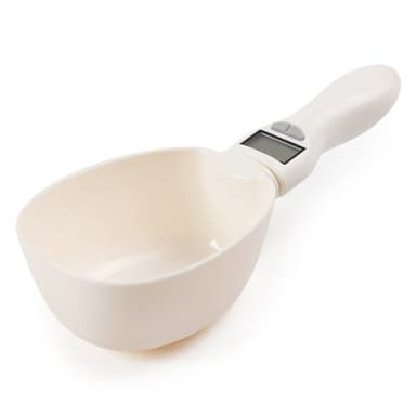 Hundefôrskje med vekt / Fôrvekt