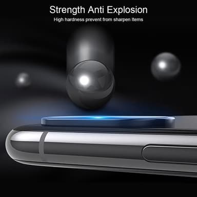 Linsebeskyttels 2.5D 9H herdet glass Bak Kamera Huawei P40 Pro
