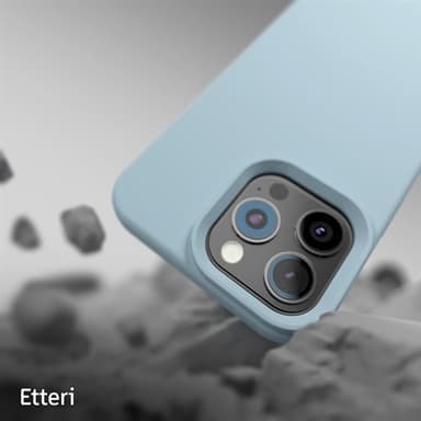 Etteri silikonetui med MagSafe for iPhone 16 Pro - Lyseblå