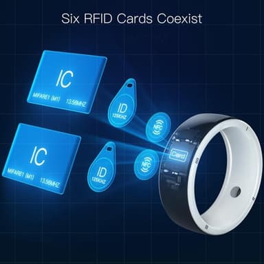 Jakcom Smart Ring – NFC Multifunksjon Ring med Elegant Design, Størrelse M R5