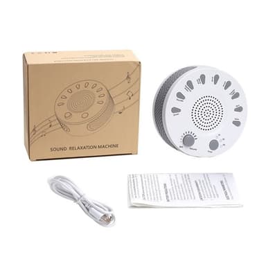 Sleep Easy White Noise Machine med 9 avslappende lydmoduser