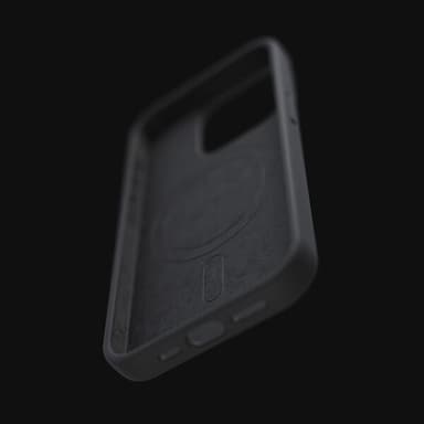 Etteri silikonetui med MagSafe for iPhone 16 Plus - Svart