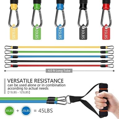 Resistance bånd - Trenings-pakke