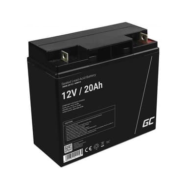 Green Cell AGM VRLA 12V 20Ah - AGM-teknologi og VRLA-ventil