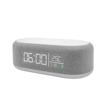 United Vekkerklokke med trådløs lading og Bluetooth-høyttaler