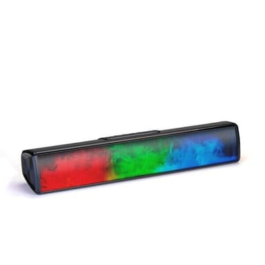 Trådløs Bluetooth-høyttaler med boomeffekt og RGB-lys
