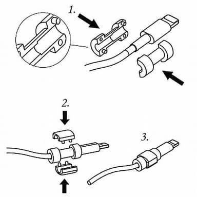 Ledningbeskyttelse til ladeledning - 10Pk