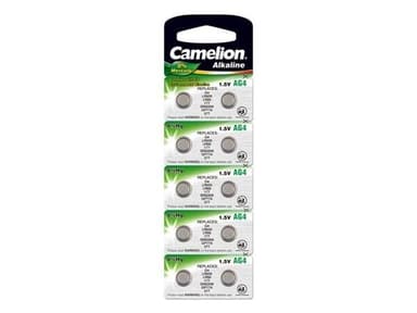 Camelion AG4 / 376 / 377 / LR66 Knappcellebatteri 10-pakning