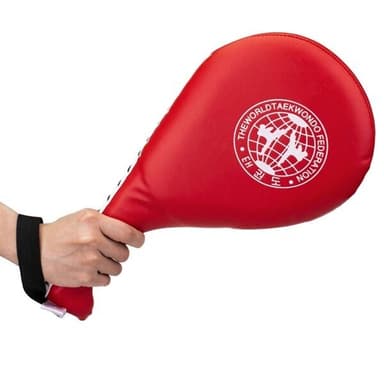 Taekwondo sparkepute - dobbel sparkepute i slitesterkt PU-lær
