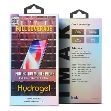 Skjermbeskytter med hydrogel for Samsung Galaxy A82 5G / Quantum 2 - 2-pakning