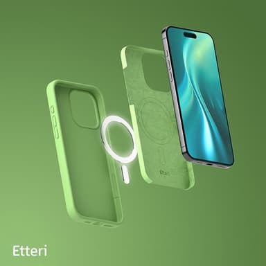 Etteri Silikonskall med MagSafe for iPhone 16 Pro Max - Grønn