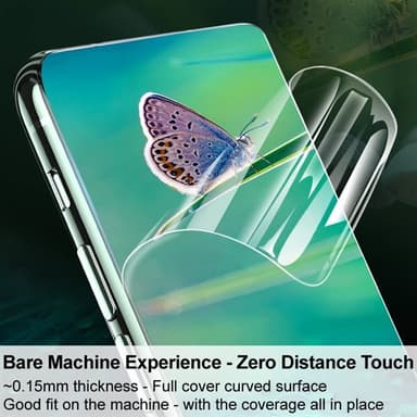 Skjermbeskytter med hydrogel for Samsung Galaxy A82 5G / Quantum 2 - 2-pakning