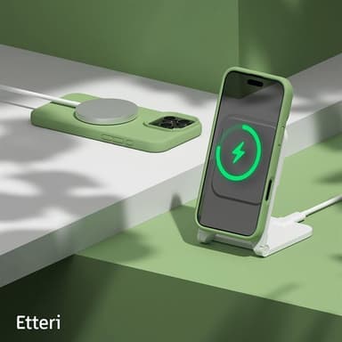 Etteri Silikonskall med MagSafe for iPhone 16 Pro Max - Grønn
