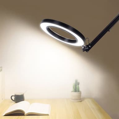 Forstørrelsesglass med LED-belysning