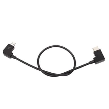 Micro-USB til USB-C-kabel for DJI Mavic Pro &amp; Spark fjernkontroll - 30 cm