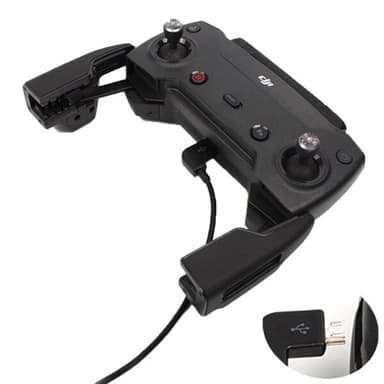 Micro-USB til USB-C-kabel for DJI Mavic Pro &amp; Spark fjernkontroll - 30 cm