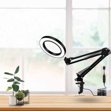 Forstørrelsesglass med LED-belysning