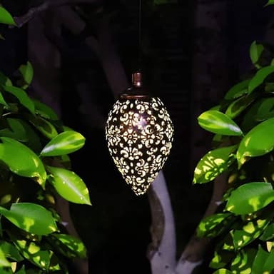 Solcellelampe LED-pendel