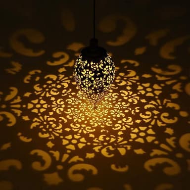 Solcellelampe LED-pendel