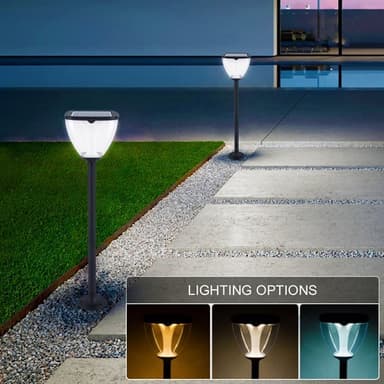 Sunari Modern Lantern FLS-98 – Energieffektiv LED Solar Lanterne med Sensor