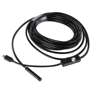 Inspeksjonskamera for mobiltelefoner - 5 meter med LED-lys og USB-tilkobling