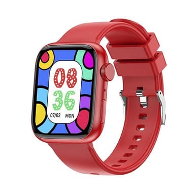 Forever IGo Watch 3 JW-500 – Smartklokke for Barn med Bluetooth og Helsemonitor, Rød