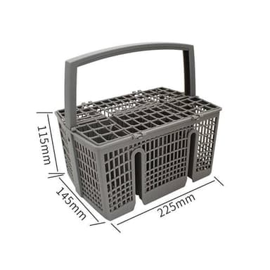 Bestikkurv til Bosch og Siemens oppvaskmaskiner i slitesterk PP-plast