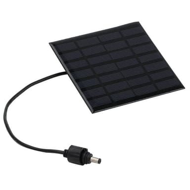 Solcelledrevet vannpumpe med fontenefunksjon - 16 cm panel og 4 dyser