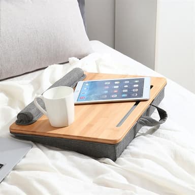 Laptopbord for Kneet 42x34 cm - Ergonomisk Design med Håndleddsstøtte