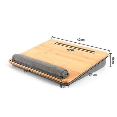 Laptopbord for Kneet 42x34 cm - Ergonomisk Design med Håndleddsstøtte